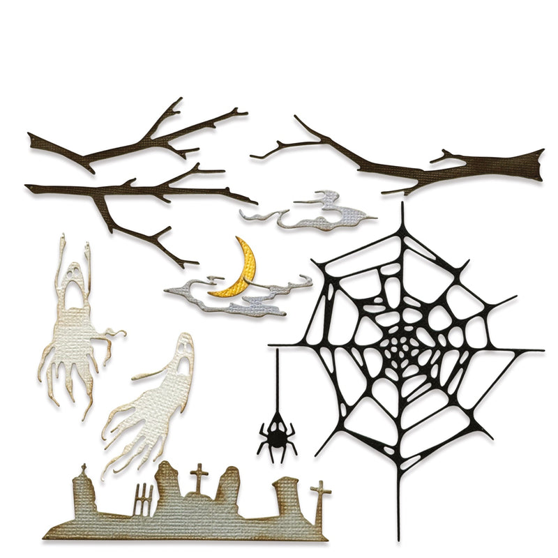 View 6 of Fright Night Thinlits Die Set - Back from the Vault by Tim Holtz (11pcs) - Sizzix