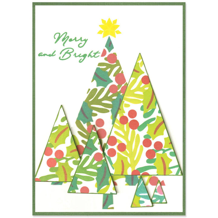 View 5 of Happy Holidays A6 Layered Stencils - Cosmopolitan Christmas by Stacey Park (4pcs) - Sizzix