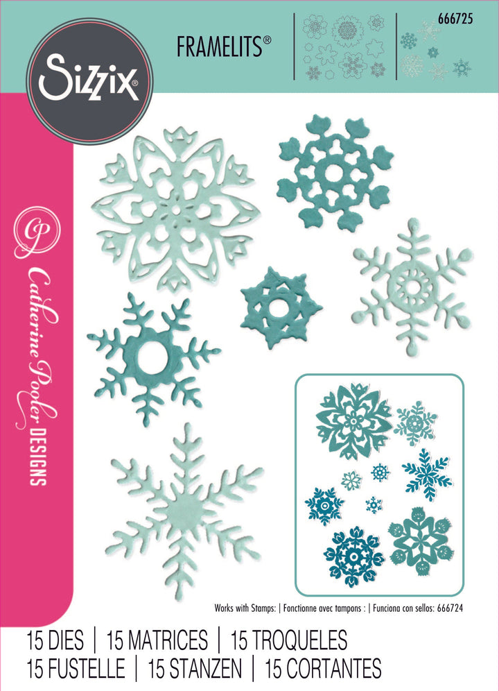 White Christmas #2 Framelits Die Set by Catherine Pooler - Sizzix