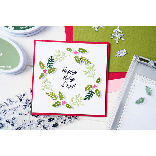 View 2 of Happy Holly Days Clear Stamps Set by Catherine Pooler - Sizzix