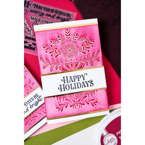 View 3 of Yuletide 3-D Textured Impressions Embossing Folder by Catherine Pooler - Sizzix