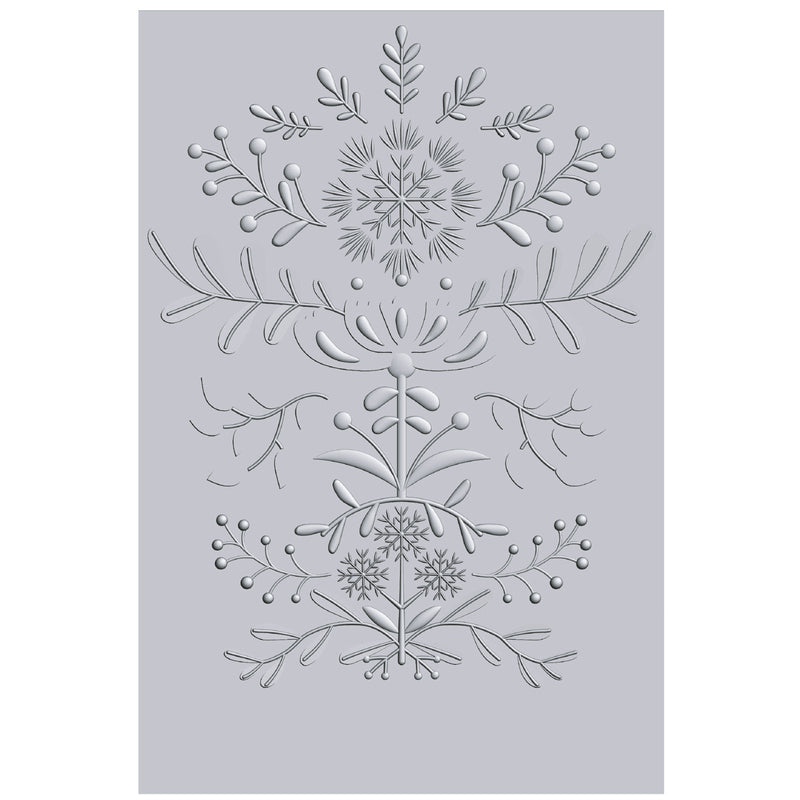 View 4 of Yuletide 3-D Textured Impressions Embossing Folder by Catherine Pooler - Sizzix