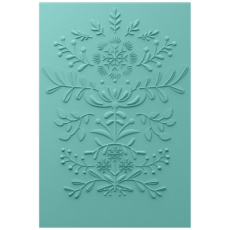 View 5 of Yuletide 3-D Textured Impressions Embossing Folder by Catherine Pooler - Sizzix