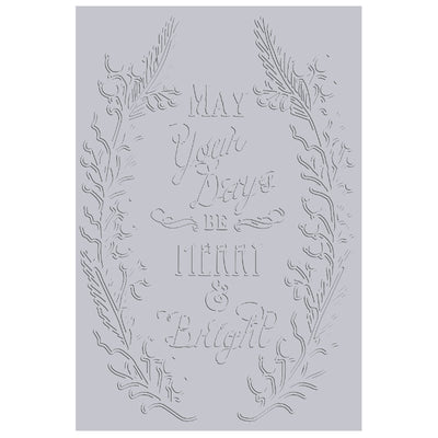 View 3 of Merry & Bright 3-D Textured Impressions Embossing Folder by Jen Long - Sizzix