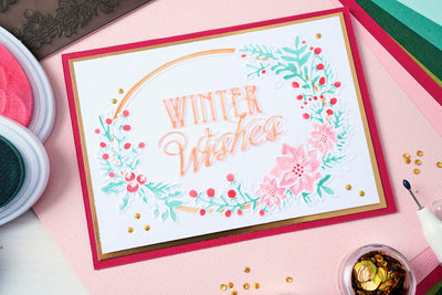 View 3 of Winter Wishes 3-D Textured Impressions Embossing Folder - Sizzix