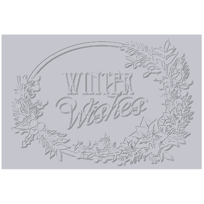 View 5 of Winter Wishes 3-D Textured Impressions Embossing Folder - Sizzix