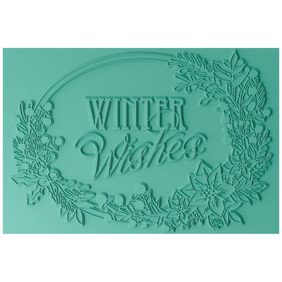 View 6 of Winter Wishes 3-D Textured Impressions Embossing Folder - Sizzix