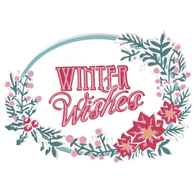 View 7 of Winter Wishes 3-D Textured Impressions Embossing Folder - Sizzix