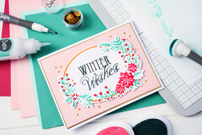 View 3 of Winter Wishes #2 Thinlits Die Set by Jen Long - Sizzix