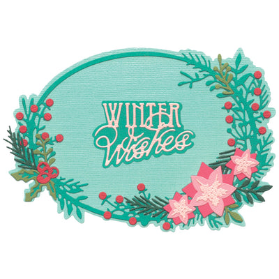 View 7 of Winter Wishes #2 Thinlits Die Set by Jen Long - Sizzix