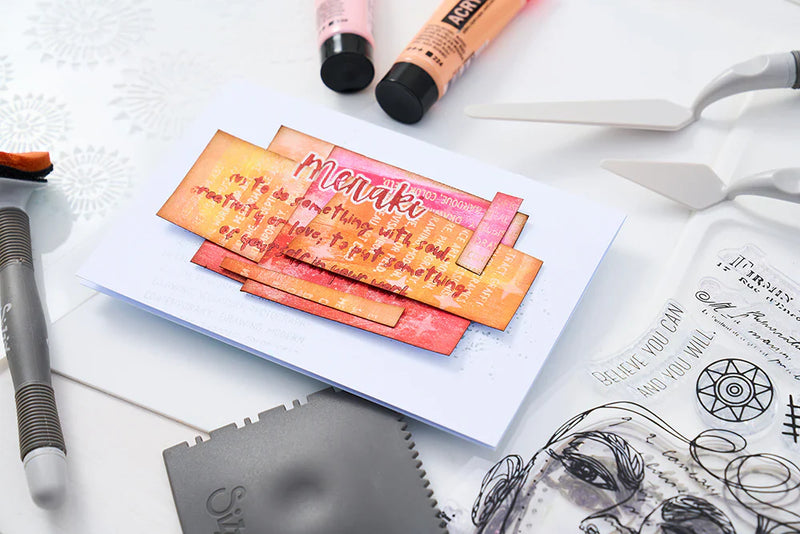 View 8 of Create Clear Stamps Set w/ Layering Stencils - Studio by Cat Kerr - Sizzix