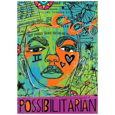 Possibilitarian Clear Stamps Set w/ Layering Stencils - Studio by Cat Kerr - Sizzix