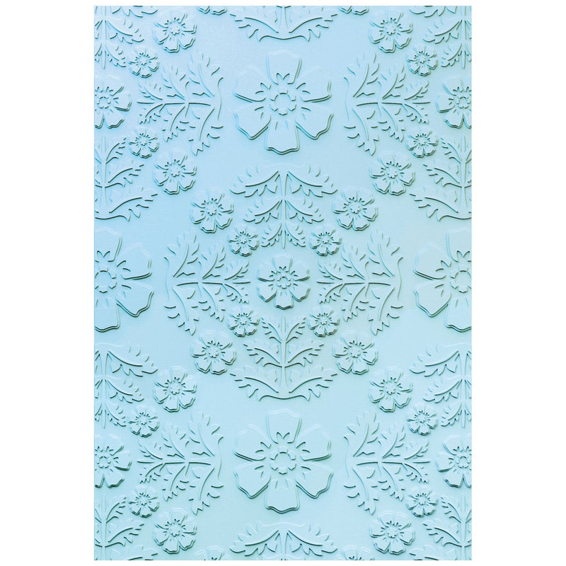 View 4 of Floral Damask Textured Impressions A5 Embossing Folder - Eileen Hull - Sizzix