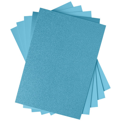 Teal Opulent Cardstock Pack, A4, 8" x 11" - Surfacez - Stacey Park - Sizzx