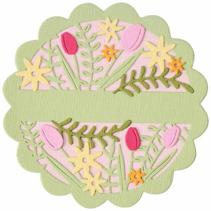 Tulips & Blooms Circle Thinlits Die Set - Catherine Pooler - Sizzix