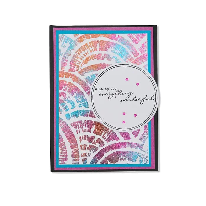 View 6 of Radiance Creative Coordinations A5 Clear Stamps (7 pack) w/ Framelits Die by Stacey Park - Sizzix