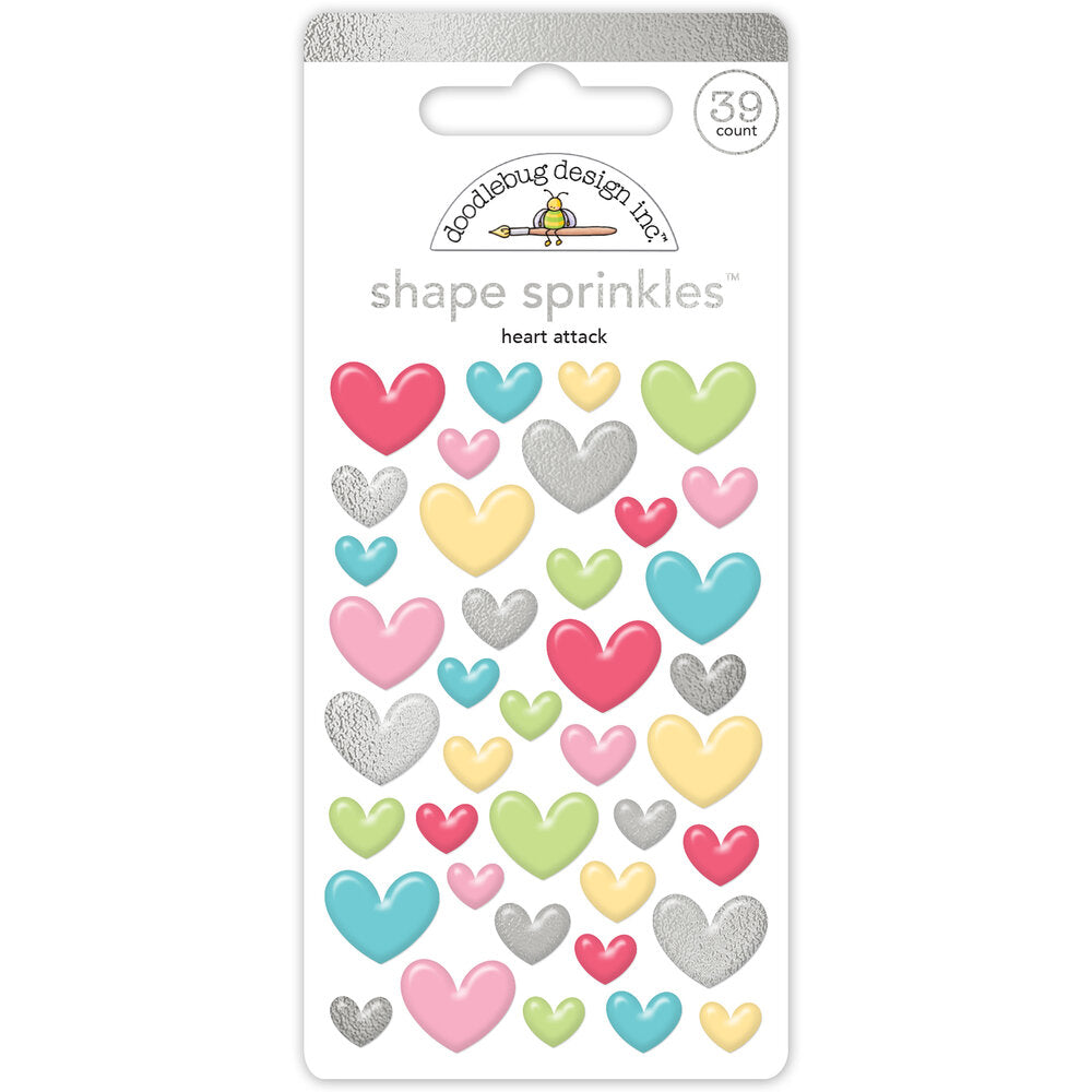 Heart Attack Shape Sprinkles - Happy Healing - Doodlebug Design ...