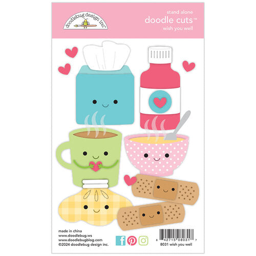 Wish You Well Doodle Cuts - Doodlebug Design