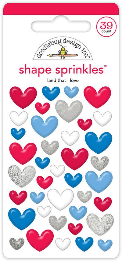 Land That I Love Shape Sprinkles - Doodlebug Design