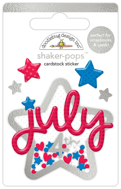 July 4th Shaker-Pops - Doodlebug Design