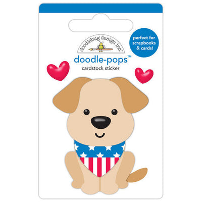 Patriotic Puppy Doodle-Pops - Doodlebug Design