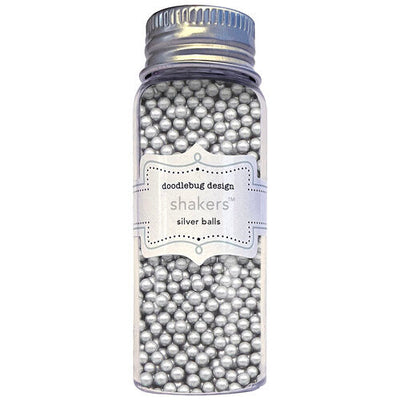 Silver Balls Shakers - Doodlebug Design