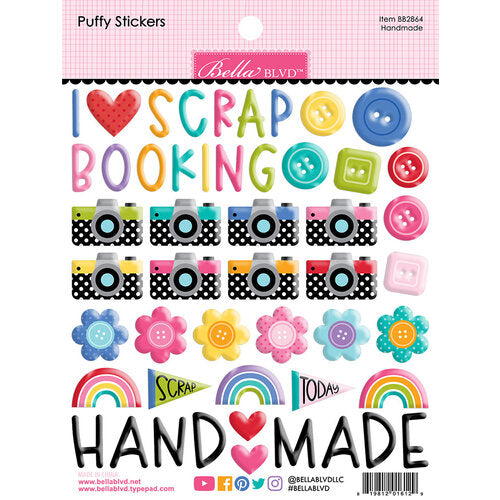 Handmade Puffy Stickers - Bella Blvd