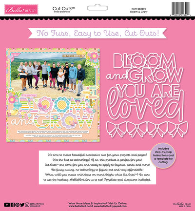 Bloom & Grow Cut Outs - Bella Blvd