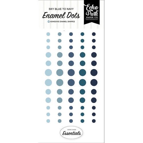 Blue Essentials Enamel Dots - Echo Park