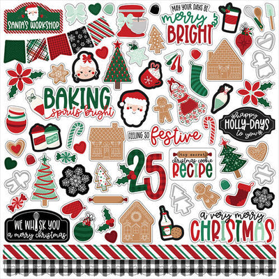 Baking Spirits Bright Element Stickers - Echo Park