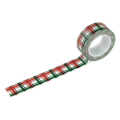 Festive Plaid Washi Tape - Baking Spirits Bright - Echo Park