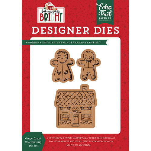 Gingerbread Coordinating Die Set - Baking Spirits Bright - Echo Park