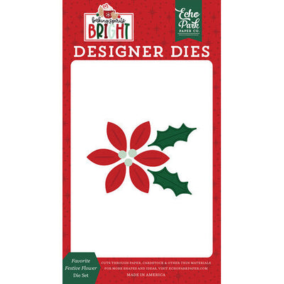 Favorite Festive Flower Die Set - Baking Spirits Bright - Echo Park