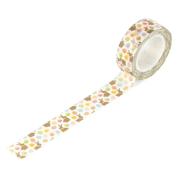 Chocolate Bunnies And Candy Eggs Washi Tape - Bunnies And Baskets - Echo Park