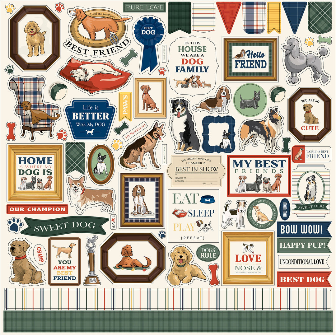 Best In Show Element Stickers - Carta Bella