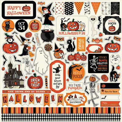 Halloween Fun Element Stickers - Carta Bella