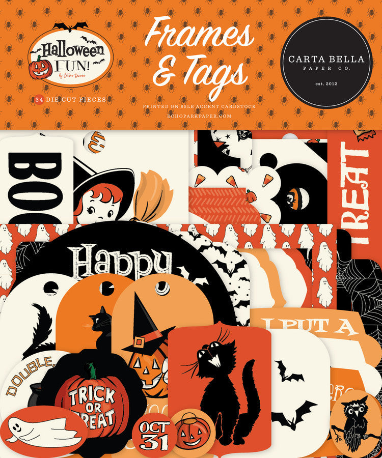 Halloween Fun Frames & Tags - Carta Bella