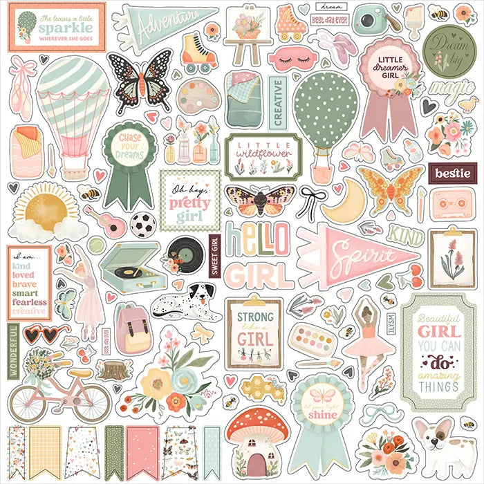 That's My Girl Element Stickers - Carta Bella