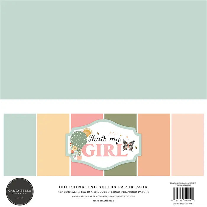 That's My Girl Solids Kit - Carta Bella