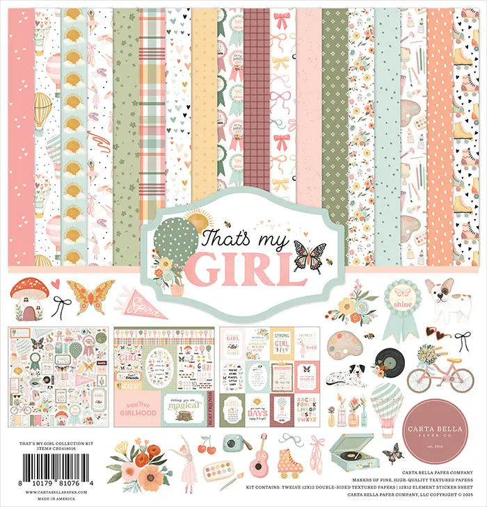 That's My Girl 12" x 12" Collection Kit - Carta Bella