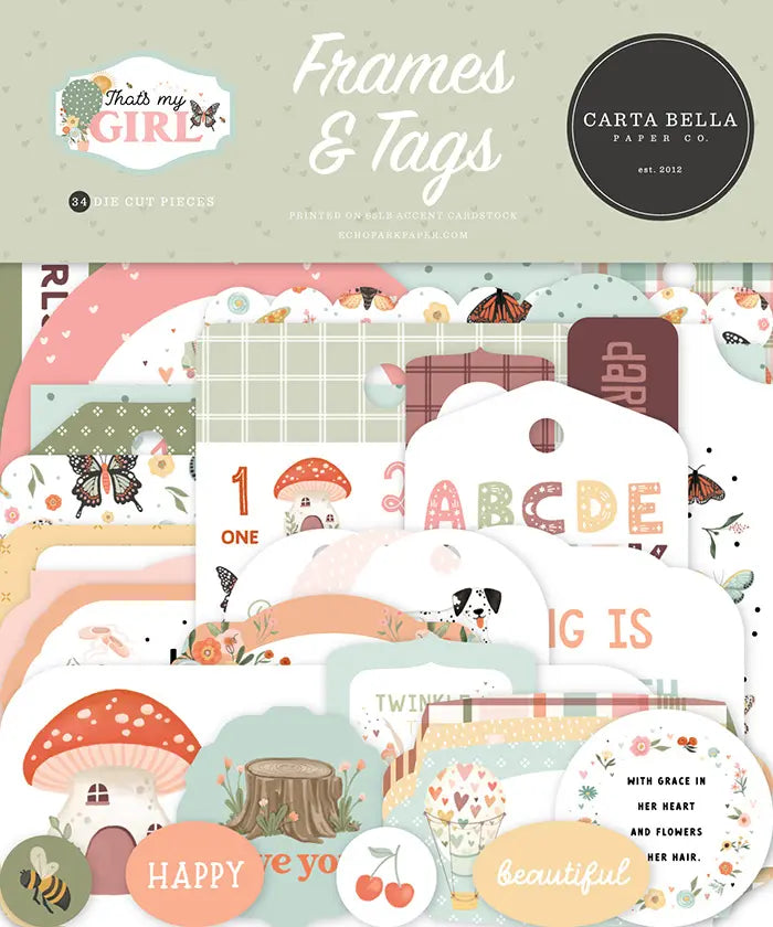 That's My Girl Frames & Tags - Carta Bella