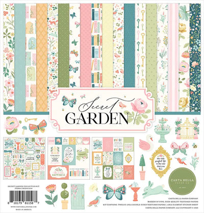 Secret Garden 12" x 12" Collection Kit - Carta Bella