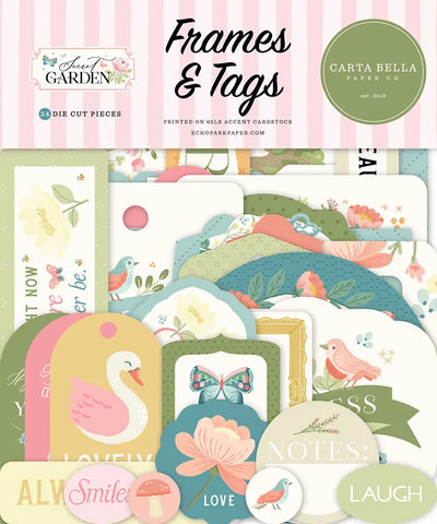 Secret Garden Frames & Tags - Carta Bella