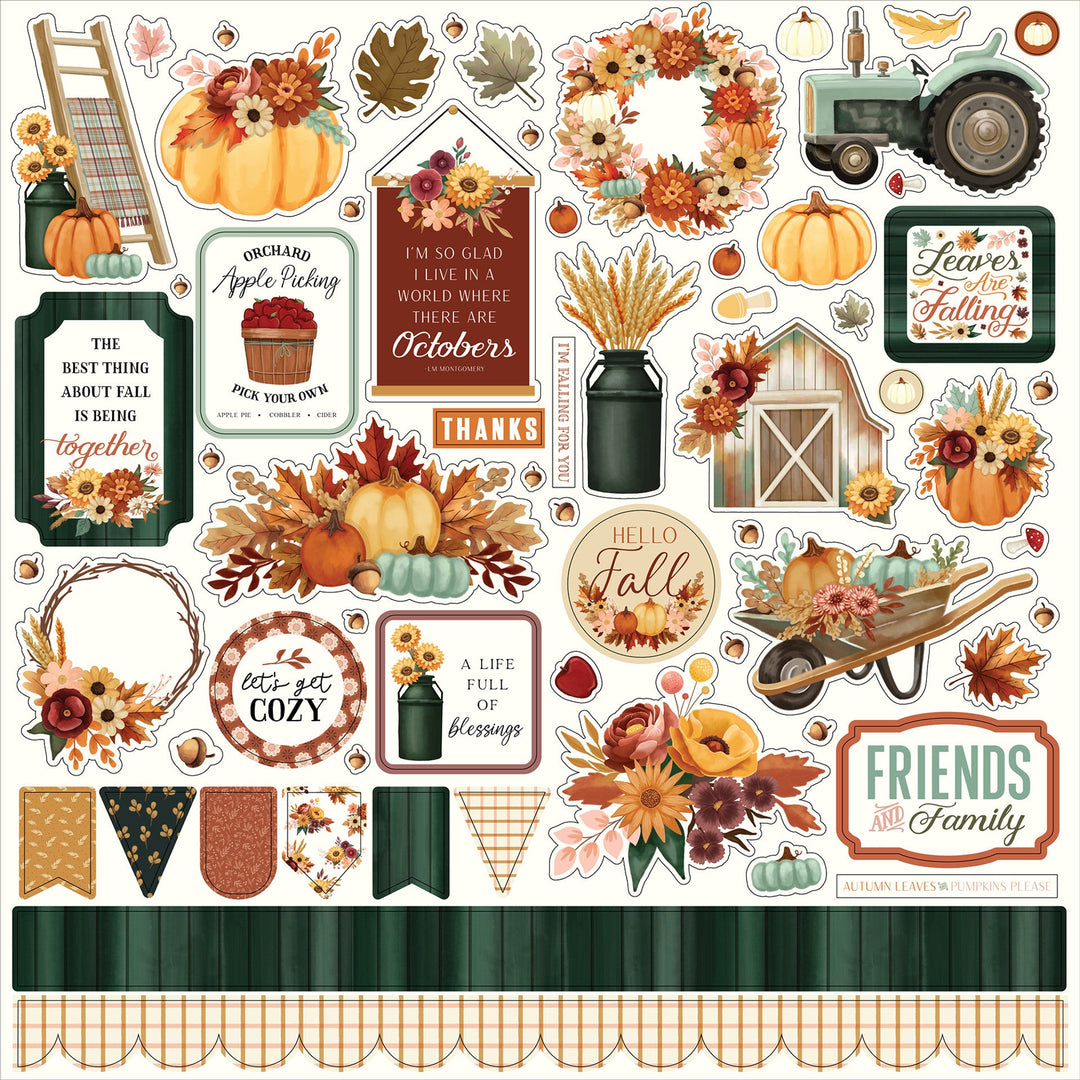 Harvest Element Stickers - Carta Bella