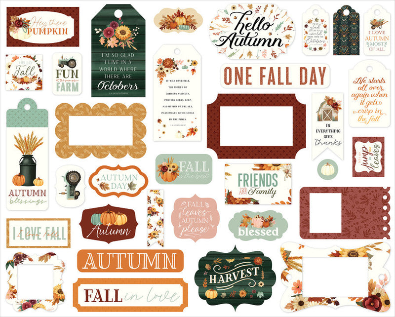 Harvest Frames & Tags - Carta Bella