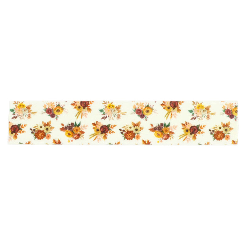 Fall Flowers Washi Tape - Harvest - Carta Bella