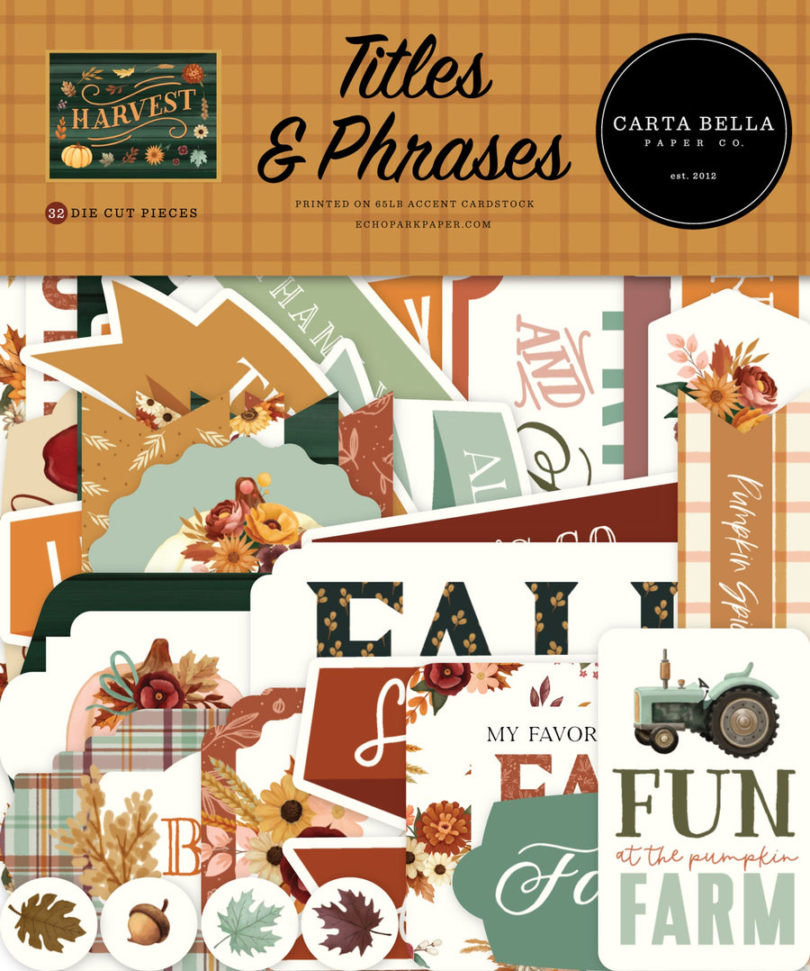 Harvest Titles & Phrases - Carta Bella