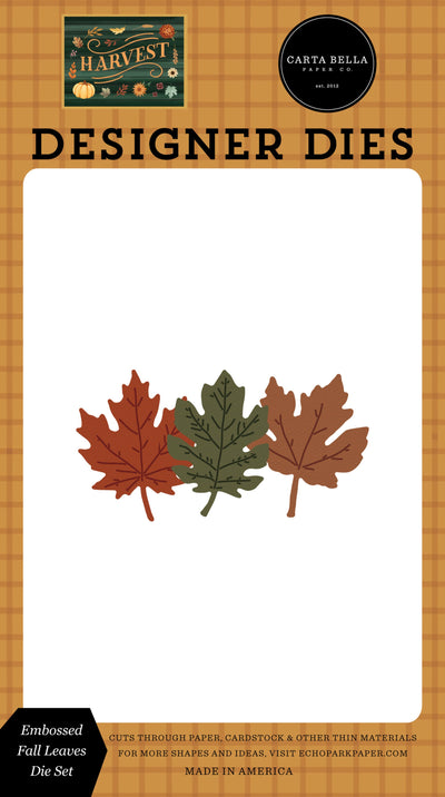 Embossed Fall Leaves Die Set - Carta Bella