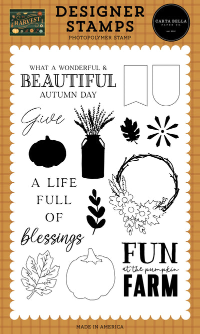 A Life Full Of Blessings Stamp Set - Carta Bella