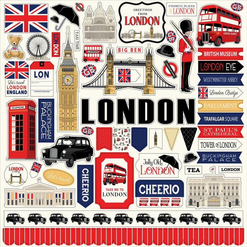 London Element Stickers - Carta Bella